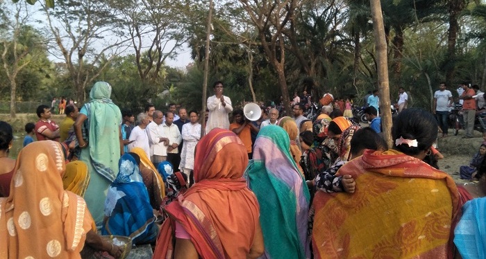 কালিগঞ্জে জলাবদ্ধতা দূর করা হবে চেয়ারম্যান প্রার্থী সাঈদ মেহেদী