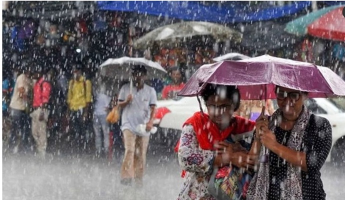 টানা ৫ দিন বজ্রসহ ভারি বৃষ্টির আভাস
