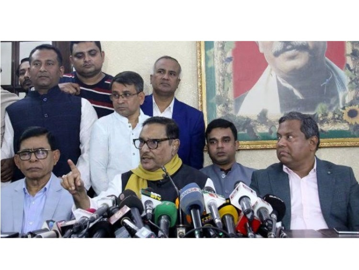 আওয়ামী লীগ সাধারণ সম্পাদক এবং সড়ক পরিবহন ও সেতুমন্ত্রী ওবায়দুল কাদের