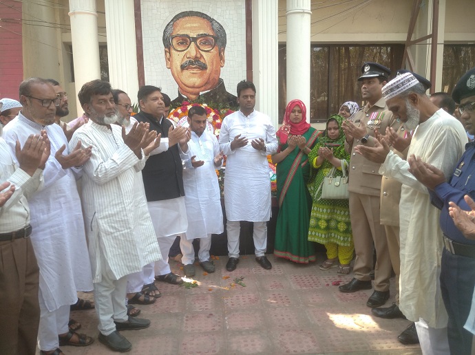 বেড়া`য় ঐতিহাসিক ৭ই মার্চ যথাযোগ্য মর্যাদায় পালন