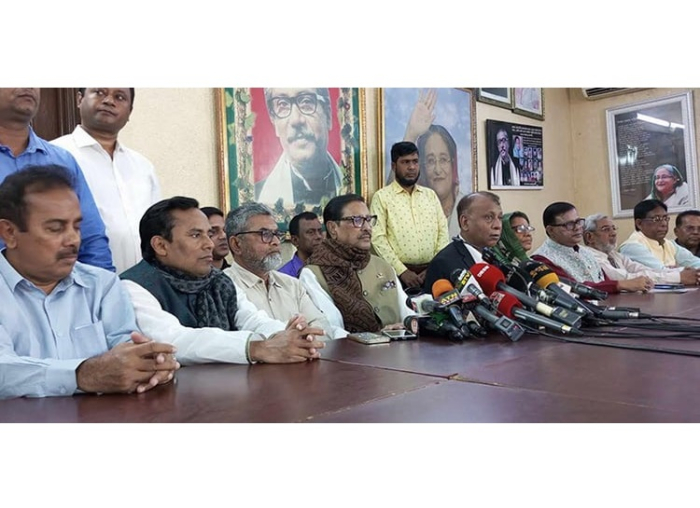 আওয়ামী লীগ সাধারণ সম্পাদক এবং সড়ক পরিবহন ও সেতুমন্ত্রী ওবায়দুল কাদের