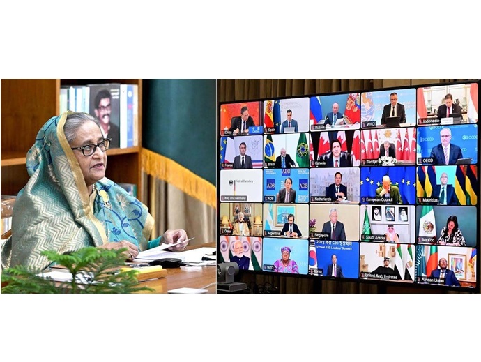 বিশ্ব বাঁচাতে যুদ্ধকে না বলুন : প্রধানমন্ত্রী