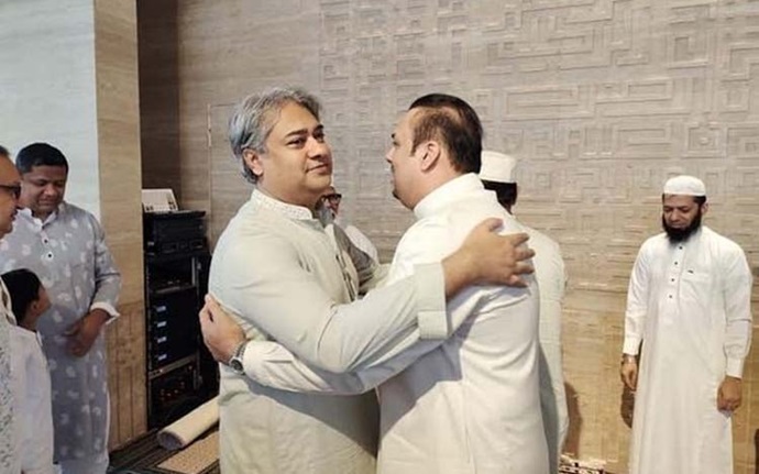 গুলশান সোসাইটি জামে মসজিদে আরাফাতের ঈদের নামাজ আদায়