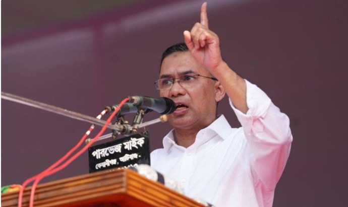 আবারও ভোট ডাকাতির ষড়যন্ত্র শুরু হয়েছে:সিলেটে সমাবেশে তারেক রহমান