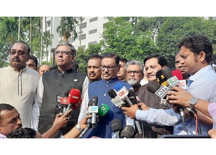 আওয়ামী লীগ সাধারণ সম্পাদক এবং সড়ক পরিবহন ও সেতুমন্ত্রী ওবায়দুল কাদের