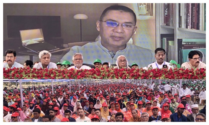 সুযোগ পেলে সবার আগে রাষ্ট্র পুনর্গঠনের কাজ করবে বিএনপি : তারেক রহমান সুযোগ পেলে সবার আগে রাষ্ট্র পুনর্গঠনের কাজ করবে বিএনপি : তারেক রহমান