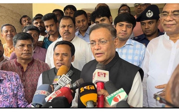 তথ্যমন্ত্রী এবং আওয়ামী লীগের যুগ্ম সাধারণ সম্পাদক ড. হাছান মাহমুদ