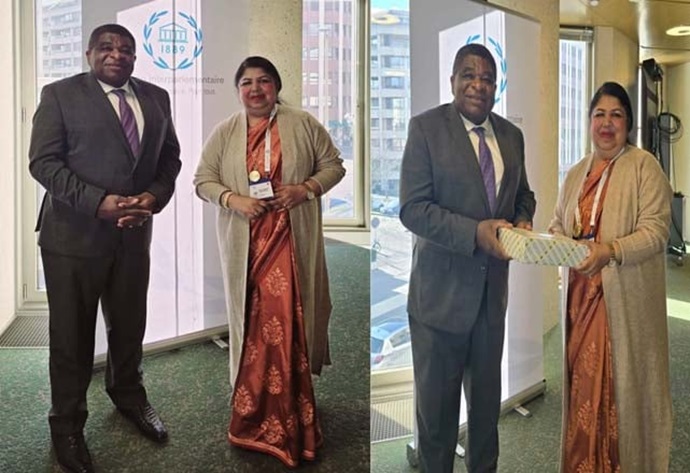 আইপিইউ সেক্রেটারি জেনারেল মার্টিন চুংগংয়ের সঙ্গে স্পীকারের দ্বিপাক্ষিক বৈঠক