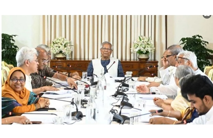 উপদেষ্টা পরিষদের বৈঠকে ৫ সিদ্ধান্ত উপদেষ্টা পরিষদের বৈঠকে ৫ সিদ্ধান্ত
