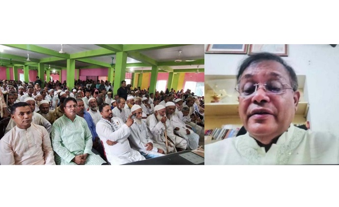 তথ্য ও সম্প্রচারমন্ত্রী এবং আওয়ামী লীগের যুগ্ম সাধারণ সম্পাদক ড. হাছান মাহমুদ