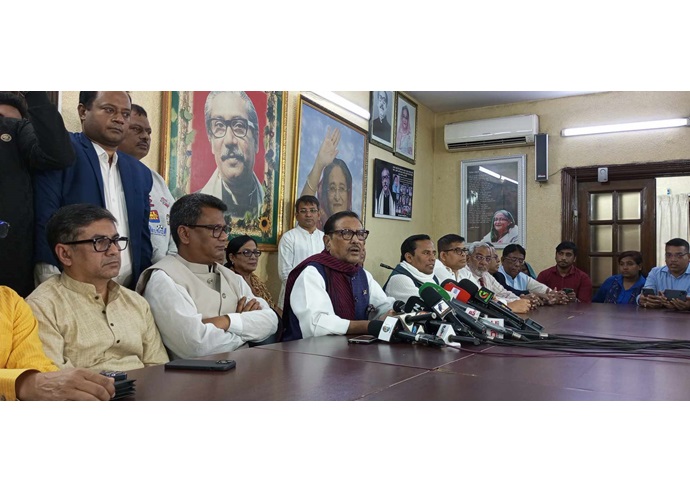 দেশে বিএনপি সবচেয়ে বড় উগ্রবাদী দল : ওবায়দুল কাদের