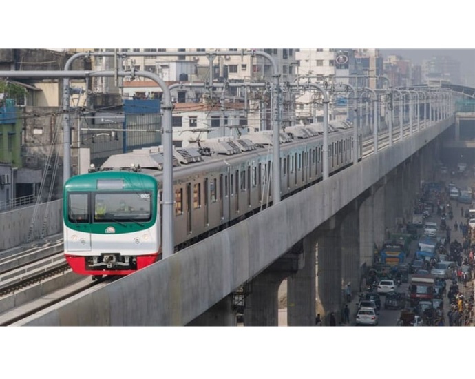উত্তরা-মতিঝিল রুটে ২০ জানুয়ারি থেকে রাত পর্যন্ত মেট্রোরেল চলবে