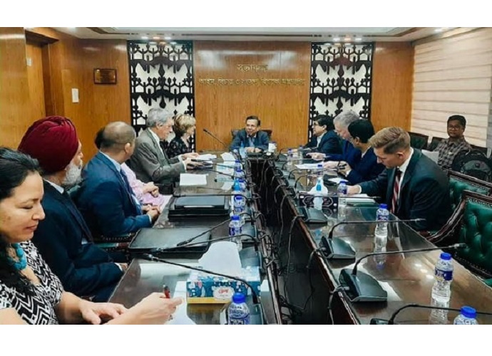 নির্বাচন অবাধ, নিরপেক্ষ ও শান্তিপূর্ণ হবে : মার্কিন প্রতিনিধি দলের সাথে বৈঠক শেষে আইনমন্ত্রী