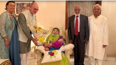 খালেদা জিয়ার সঙ্গে জার্মান রাষ্ট্রদূতের সৌজন্য সাক্ষাৎ
