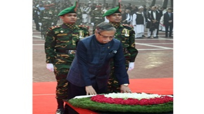 শহীদ বুদ্ধিজীবীদের প্রতি রাষ্ট্রপতির শ্রদ্ধা নিবেদন