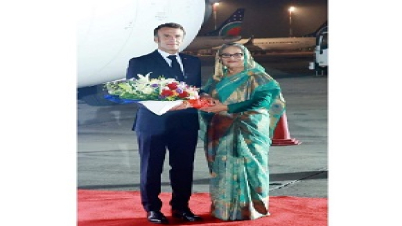 ফ্রান্সের প্রেসিডেন্ট ম্যাক্রঁ ঢাকায়