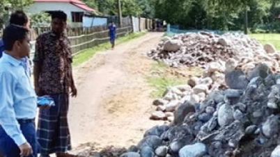 গোয়াইনঘাট থেকে আরও আড়াই হাজার ঘনফুট পাথর জব্দ