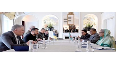 জেলেনস্কির সঙ্গে প্রধানমন্ত্রীর বৈঠক