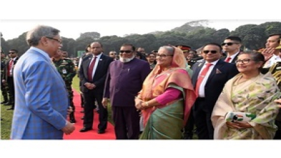 বিজয় দিবসে বঙ্গভবনে রাষ্ট্রপতির সংবর্ধনা