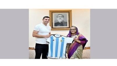 প্রধানমন্ত্রীর সঙ্গে আর্জেন্টিনার বিশ্বকাপ জয়ী গোলরক্ষক